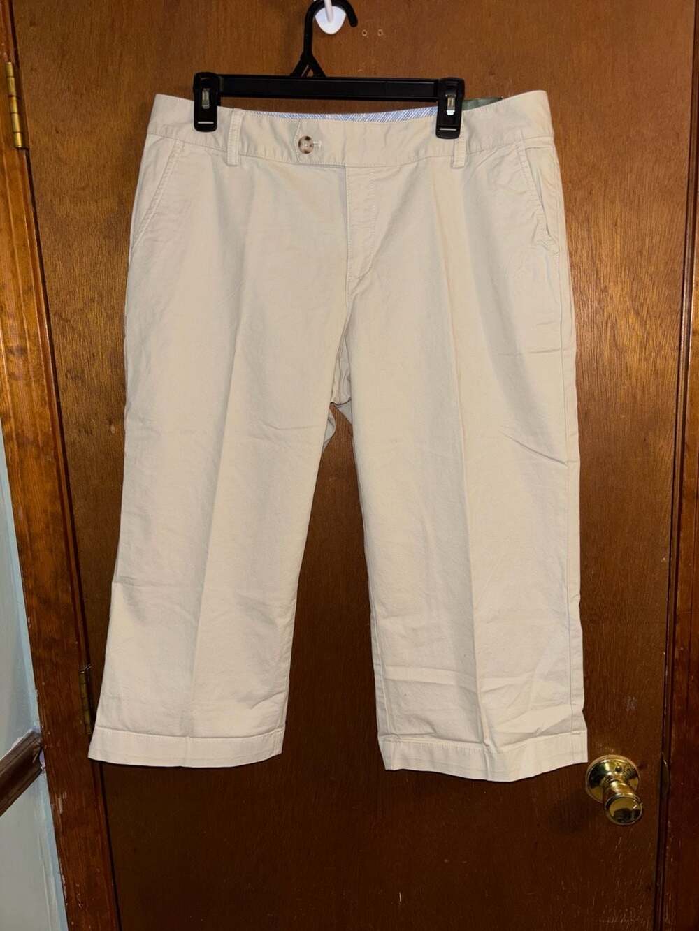 Eddie Bauer Blakely Chino Capri Pants Beige